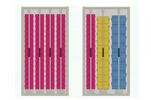 Afm. 1073 x 707 x 2000 mm