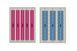 Afm. 1481 x 707 x 2000 mm