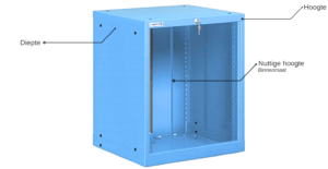 Kastromp schuifladekast nuttige hoogte